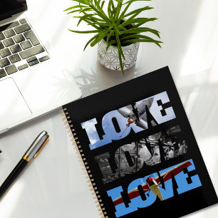 Vliegtuigfoto's in LOVE-frame, luchtvaart Eenvoudi Planner
