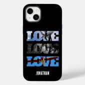 Vliegtuigfoto's in LOVE lijst, Luchtvaart Custom Case-Mate iPhone Case (Achterkant)