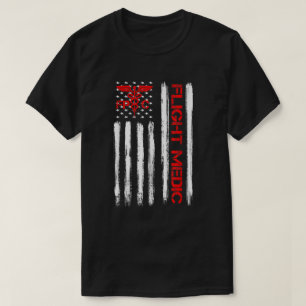 Vliegtuiggeneeskundige EMS Emt Nurse Paramedic US T-shirt