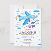 Vliegtuighandleiding Uitnodiging (Voorkant)