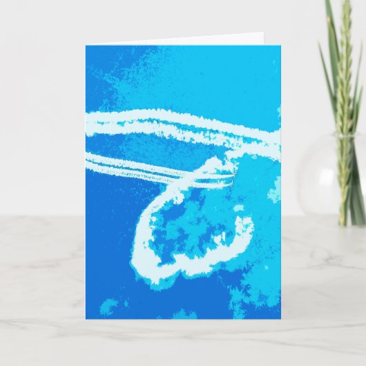 vliegtuighart aankondiging (Voorkant)