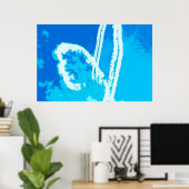 vliegtuighart poster (Thuiskantoor)