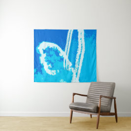 vliegtuighart wandkleed