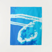 vliegtuighart wandkleed (Voorkant)