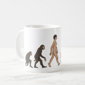 Vliegtuigingenieur Evolution Funny Mechanic Koffiemok (Voorkant links)