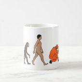 Vliegtuigingenieur Evolution Funny Mechanic Koffiemok (Center)