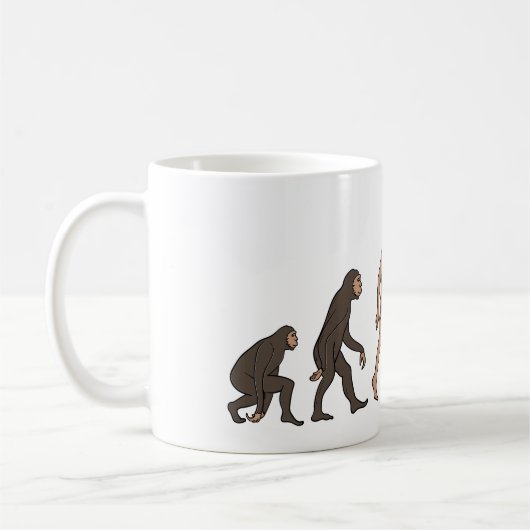 Vliegtuigingenieur Evolution Funny Mechanic Koffiemok (Links)