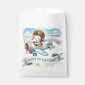 Vliegtuigjongen 1e verjaardag bedankzakje (Voorkant)