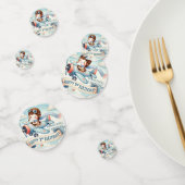 Vliegtuigjongen 1e verjaardag confetti (Groep)