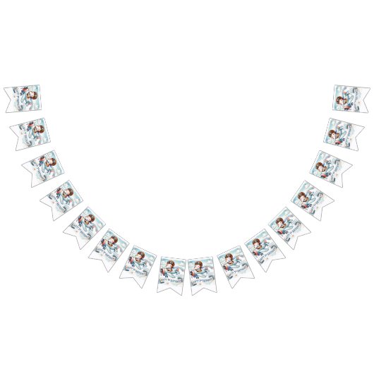 Vliegtuigjongen 1e verjaardag vlaggetjes (Alle)