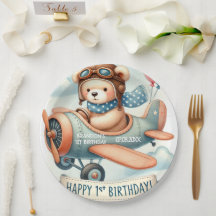 Vliegtuigjongen Beer 1e verjaardag