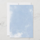 Vliegtuigjongen verjaardagsfeestje uitnodiging (Achterkant)