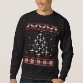 Vliegtuigkerst Funny Ugly Xmas Sweater (Voorkant)