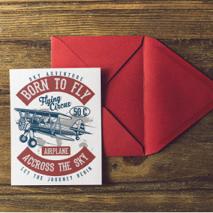 vliegtuigkleur briefkaart