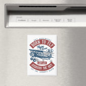 vliegtuigkleur magneet (Insitu (Vaatwasser))