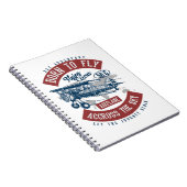 vliegtuigkleur notitieboek (Rechterzijde)