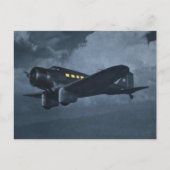 vliegtuigkleurenkunst briefkaart (Voorkant)