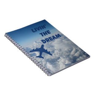Vliegtuiglaptop Notitieboek