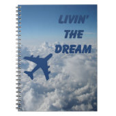 Vliegtuiglaptop Notitieboek (Voorkant)