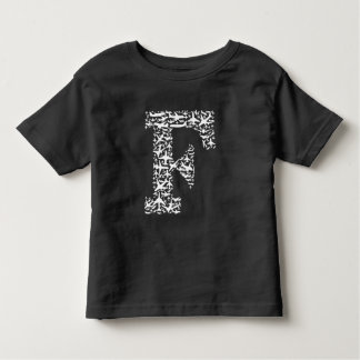 Vliegtuigletter F Kinder Shirts