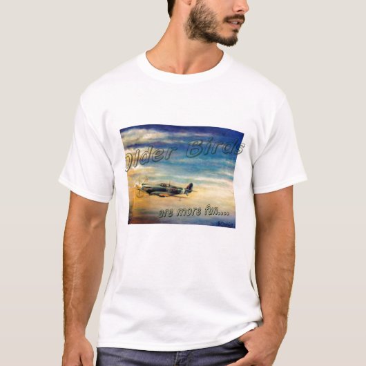 Vliegtuigliefhebbers T-shirt (Voorkant)