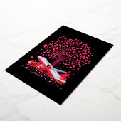 Vliegtuiglĳke vorm folie feestdagenkaart (Gedraaid)