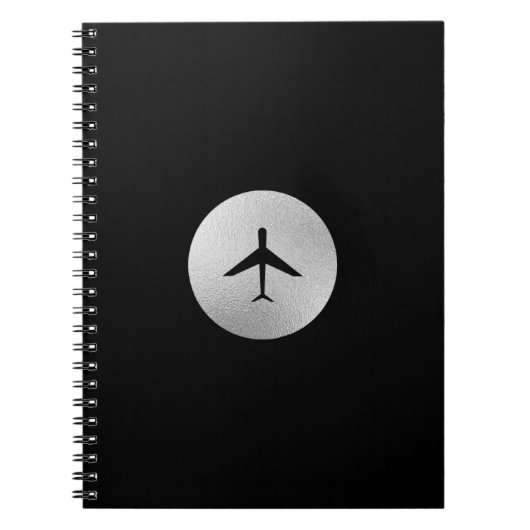 Vliegtuiglogo Notitieboek (Voorkant)