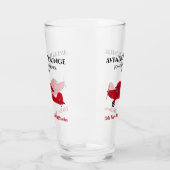 Vliegtuiglounge Pub Tavern Man Cave Beer Drink Glas (Links)