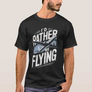 Vliegtuigluchtvaartnavigatiebalk Humor piloot T-shirt