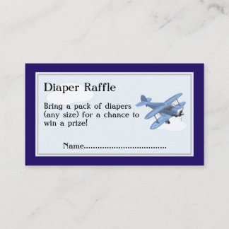 Vliegtuigluier Raffle Tickets, Wolken en Lucht Informatiekaartje