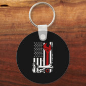 Vliegtuigmachine, mechanisch sleutelhanger (Voorkant)