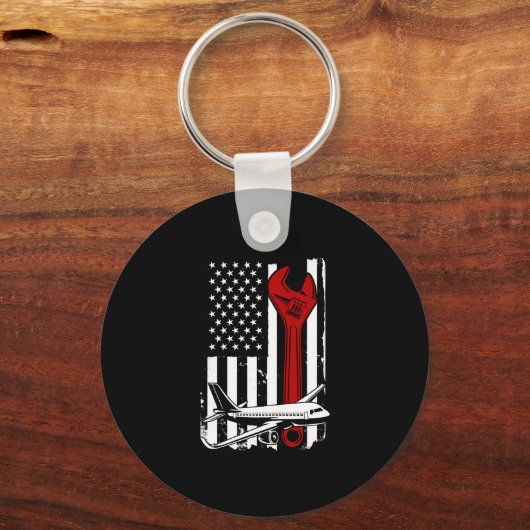 Vliegtuigmachine, mechanisch sleutelhanger (Voorkant)