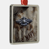 Vliegtuigmakerij Metalen Ornament (Rechts)