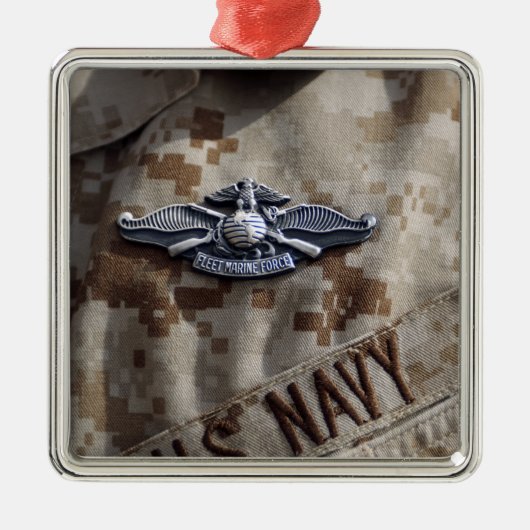 Vliegtuigmakerij Metalen Ornament (Voorkant)