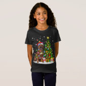 Vliegtuigmakersboom Staffordshire Bull Terrier Dog T-shirt (Voorkant volledig)