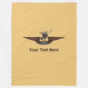 Vliegtuigmakrelen Fleece Deken