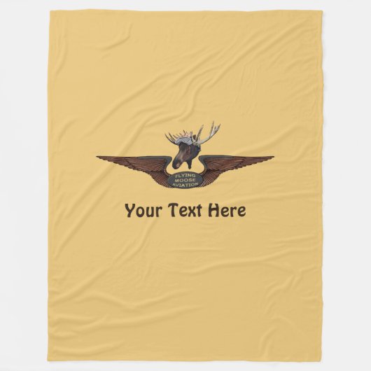 Vliegtuigmakrelen Fleece Deken (Voorkant)