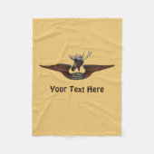 Vliegtuigmakrelen Fleece Deken (Voorkant)