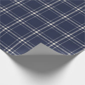 Vliegtuigmarinier met witte hand getrokken land cadeaupapier (Hoek)