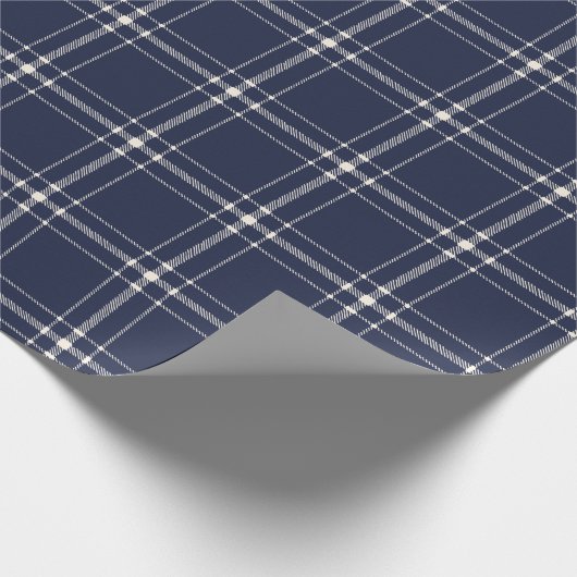 Vliegtuigmarinier met witte hand getrokken land cadeaupapier (Hoek)