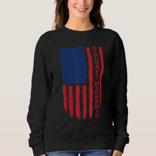 Vliegtuigmecanicus Amerikaanse Vlag Vs Trui