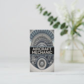 Vliegtuigmechanisme voor Vliegtuig Visitekaartje (Staand voorkant)