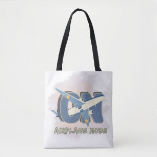 Vliegtuigmodus Geactiveerd - Grappige Reis Tote Bag