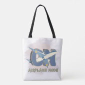 Vliegtuigmodus Geactiveerd - Grappige Reis Tote Bag (Achterkant)