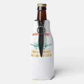 Vliegtuigmonteur ik kan vliegtuigen repareren, maa flesjeskoeler (Fles Achterkant)