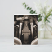 Vliegtuigmotor Briefkaart (Staand voorkant)