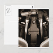 Vliegtuigmotor Briefkaart (Voorkant / Achterkant)