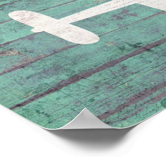 Vliegtuigneursery Art Poster (Hoek)