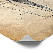 Vliegtuigoctrooi Poster (Hoek)