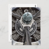  vliegtuigonderdelen briefkaart (Voorkant / Achterkant)